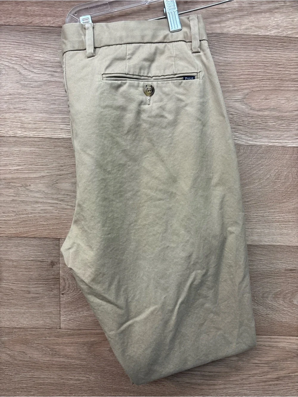 Polo by Ralph Lauren Beige Stretch Slim Fit Pants 32/34